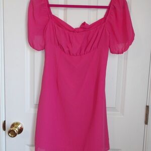 SHEIN Hot Pink Mini Dress
